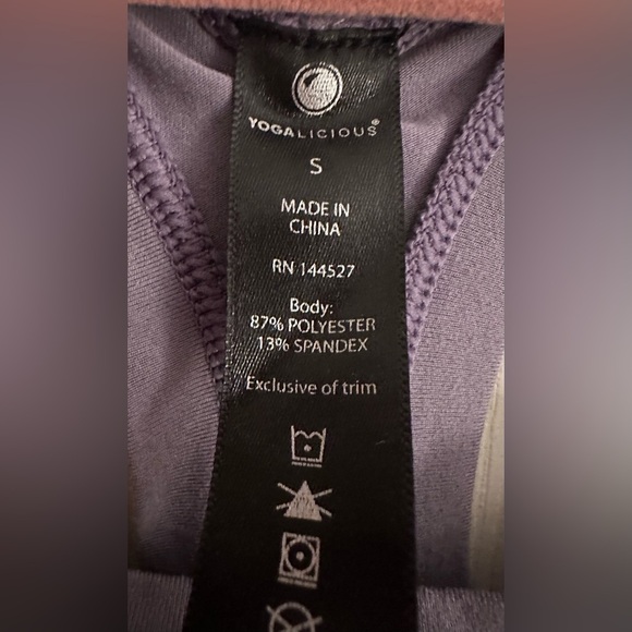 Yogalicious Lavender Tank Top - Picture 3 of 4